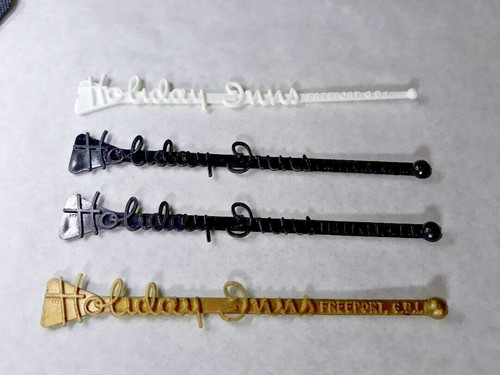 Vintage lot swizzle - of, swizzle/stir